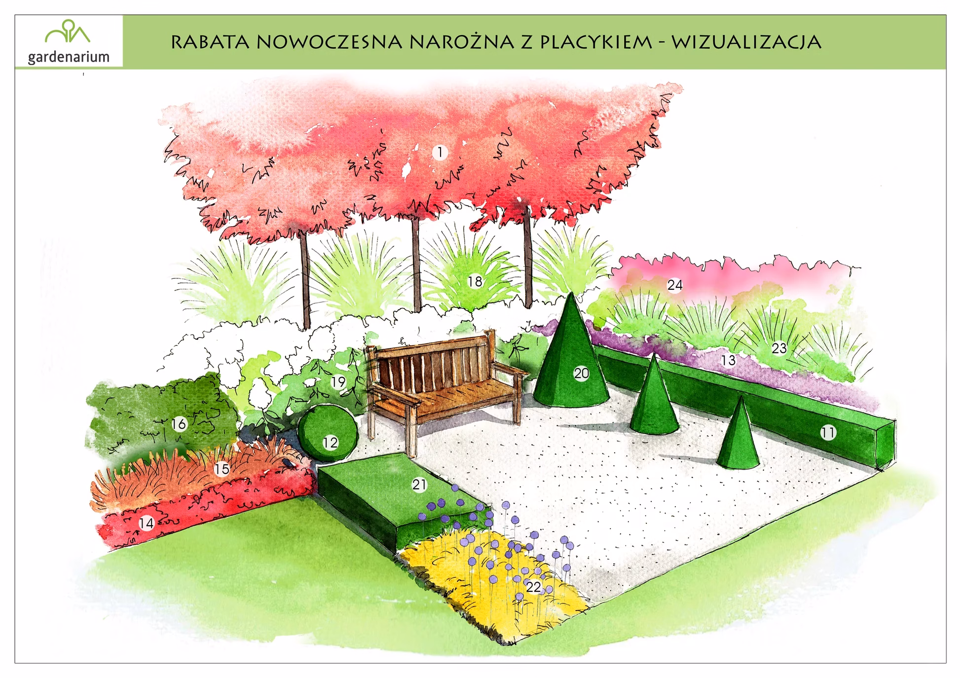 Nr 0016 Rabata nowoczesna narożna z placykiem kawowym Nr 0016 Rabata nowoczesna narożna z placykiem kawowym